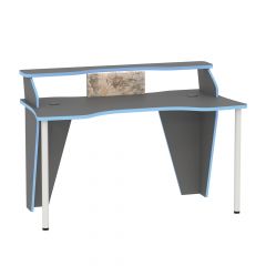 Стол компьютерный 12.61 Индиго в Пойковском - poikovskii.mebel24.online | фото