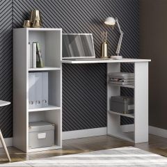 Стол компьютерный СТК 1 (Белый) в Пойковском - poikovskii.mebel24.online | фото