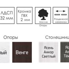 Стол раскладной Ялта (опоры массив резной) в Пойковском - poikovskii.mebel24.online | фото 8