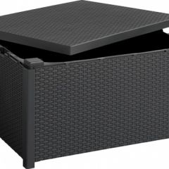 Стол-сундук Арика (Arica storage table) графит в Пойковском - poikovskii.mebel24.online | фото 2