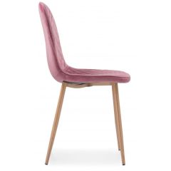 Стул на металлокаркасе Capri pink / wood в Пойковском - poikovskii.mebel24.online | фото 3