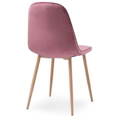 Стул на металлокаркасе Capri pink / wood в Пойковском - poikovskii.mebel24.online | фото 4