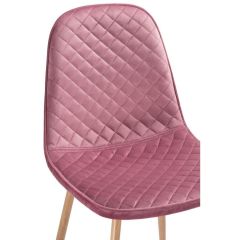 Стул на металлокаркасе Capri pink / wood в Пойковском - poikovskii.mebel24.online | фото 5