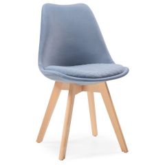 Стул деревянный Bonuss blue / wood в Пойковском - poikovskii.mebel24.online | фото