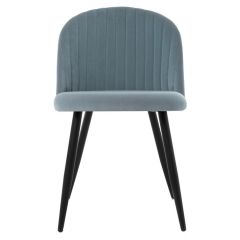 Стул на металлокаркасе Gabi 1 light blue / black в Пойковском - poikovskii.mebel24.online | фото 3