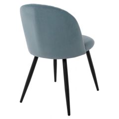 Стул на металлокаркасе Gabi 1 light blue / black в Пойковском - poikovskii.mebel24.online | фото 5