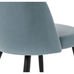 Стул на металлокаркасе Gabi 1 light blue / black в Пойковском - poikovskii.mebel24.online | фото 8