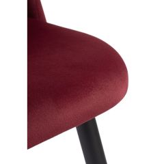 Стул на металлокаркасе Gabi wine red / black в Пойковском - poikovskii.mebel24.online | фото 6