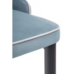 Стул на металлокаркасе Kora 1 light blue / white / black в Пойковском - poikovskii.mebel24.online | фото 7