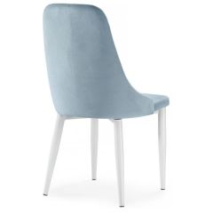 Стул на металлокаркасе Kora light blue / white в Пойковском - poikovskii.mebel24.online | фото 4