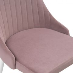 Стул на металлокаркасе Kora white / light purple в Пойковском - poikovskii.mebel24.online | фото 6