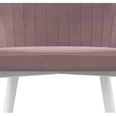 Стул на металлокаркасе Kora white / light purple в Пойковском - poikovskii.mebel24.online | фото 7