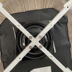 Стул MAVERICK 360 град. поворот. BLUVEL-40 BEIGE/ белый каркас, М-City в Пойковском - poikovskii.mebel24.online | фото 5