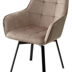 Стул MAVERICK 360 град. поворот. BLUVEL-40 BEIGE/ черный каркас, М-City в Пойковском - poikovskii.mebel24.online | фото