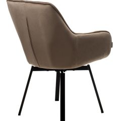 Стул MAVERICK 360 град. поворот. BLUVEL-40 BEIGE/ черный каркас, М-City в Пойковском - poikovskii.mebel24.online | фото 2