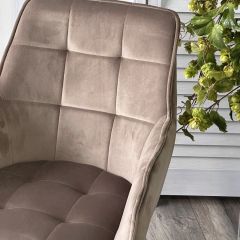 Стул MAVERICK 360 град. поворот. BLUVEL-40 BEIGE/ черный каркас, М-City в Пойковском - poikovskii.mebel24.online | фото 6