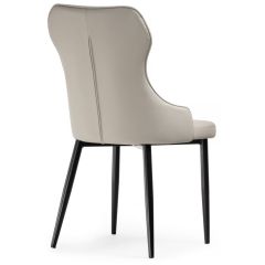 Стул на металлокаркасе Neli beige / black в Пойковском - poikovskii.mebel24.online | фото 7