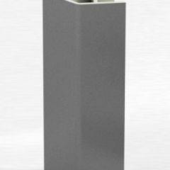 Угловое соединение для цоколя 135 гр. h150 мм (Алюминий, Белый, Черный, Сономаый) в Пойковском - poikovskii.mebel24.online | фото