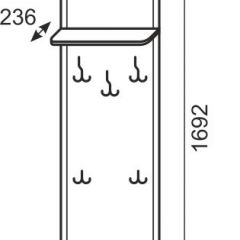 Вешалка настенная Венеция 24 бодега в Пойковском - poikovskii.mebel24.online | фото 2