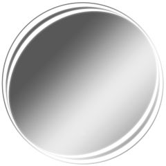 Зеркало Берг 700х700 с подсветкой Домино (GL7055Z) в Пойковском - poikovskii.mebel24.online | фото