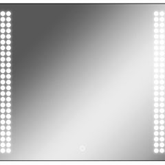 Зеркало Cosmo 90 black с подсветкой Sansa (SC1051Z) в Пойковском - poikovskii.mebel24.online | фото