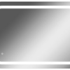 Зеркало Elis 100 white с подсветкой Sansa (SEe1045Z) в Пойковском - poikovskii.mebel24.online | фото