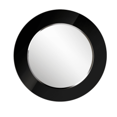 Зеркало круглое черный (РМ/02) в Пойковском - poikovskii.mebel24.online | фото