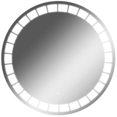 Зеркало Маскат 700х700 с подсветкой Домино (GL7057Z) в Пойковском - poikovskii.mebel24.online | фото