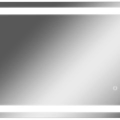 Зеркало Прага 800х550 с подсветкой Домино (GL7021Z) в Пойковском - poikovskii.mebel24.online | фото 1
