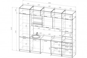 АНТИКА Кухонный гарнитур Экстра 5 (3000 мм) в Пойковском - poikovskii.mebel24.online | фото 2