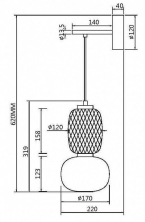 Бра Maytoni Pattern MOD267WL-L18G3K в Пойковском - poikovskii.mebel24.online | фото 4