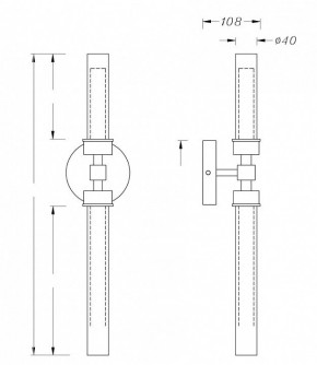 Бра Maytoni Stelo MOD116WL-L7B3K в Пойковском - poikovskii.mebel24.online | фото 3