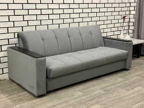 Диван Аккордеон ППУ 1480*2000 подлокотник ПРЯМОЙ накладки МДФ (ткань до 500 руб) в Пойковском - poikovskii.mebel24.online | фото