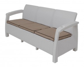 Диван Yalta Premium Sofa 3 Set (Ялта) белый (+подушки под спину) в Пойковском - poikovskii.mebel24.online | фото