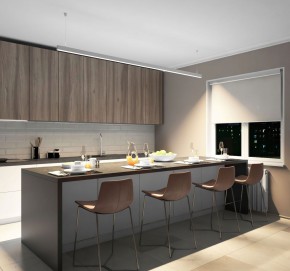 DK9254-WH Линейный светильник 62W 2500mm 4000K, белый в Пойковском - poikovskii.mebel24.online | фото 4