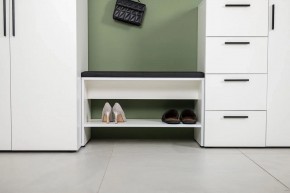 ЭЙР прихожая (модульная) Белый Шагрень в Пойковском - poikovskii.mebel24.online | фото 23