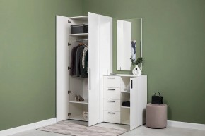 ЭЙР прихожая (модульная) Белый Шагрень в Пойковском - poikovskii.mebel24.online | фото 24