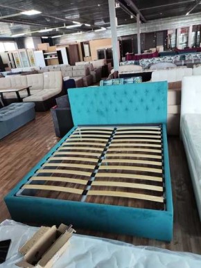 Интерьерная Кровать Октавия Бирюзовый 1400x2000 в Пойковском - poikovskii.mebel24.online | фото 2