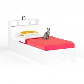 Камелия Кровать 0900, цвет белый, ШхГхВ 93,5х217х78,2 см., сп.м. 900х2000 мм., без матраса, основание есть в Пойковском - poikovskii.mebel24.online | фото 2