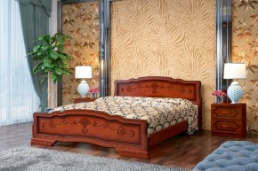 КАРИНА-6 Кровать из массива 1600 (Орех) в Пойковском - poikovskii.mebel24.online | фото