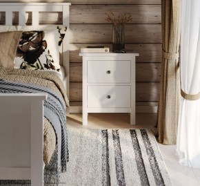 Комод 02 Кантри белый с двумя ящиками в Пойковском - poikovskii.mebel24.online | фото 4