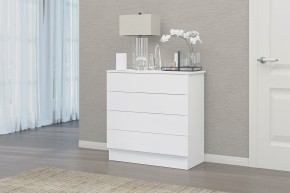 Комод Фаворит-3 (Белый текстурный) в Пойковском - poikovskii.mebel24.online | фото