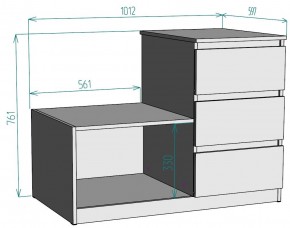 Комод Мальта K207 в Пойковском - poikovskii.mebel24.online | фото 2