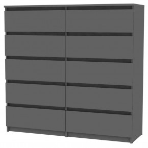 Комод Malta light K155 (Графит) в Пойковском - poikovskii.mebel24.online | фото
