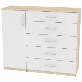 Комод "Калисто (K40)" ручка рейлинг (ДСС-Белый) в Пойковском - poikovskii.mebel24.online | фото