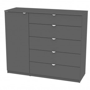 Комод "Калисто (K40)" ручка торцевая (Графит) в Пойковском - poikovskii.mebel24.online | фото