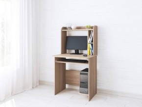 Компьютерный стол Грета-1 ясень шимо/дуб сонома в Пойковском - poikovskii.mebel24.online | фото