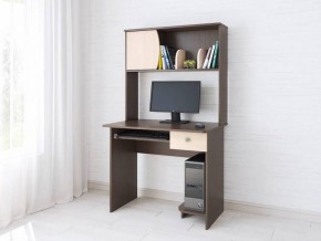 Компьютерный стол Грета-4 венге/дуб молочный в Пойковском - poikovskii.mebel24.online | фото