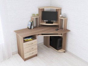 Компьютерный стол Грета-7 ясень шимо/дуб сонома в Пойковском - poikovskii.mebel24.online | фото