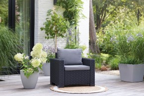 Комплект кресел Калифорния (California chair) графит в Пойковском - poikovskii.mebel24.online | фото 1